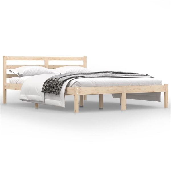 vidaXL Bed Frame without Mattress 120x190cm Small Double