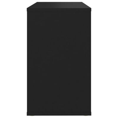 vidaXL Side Cabinet Black 60x30x50 cm Engineered Wood