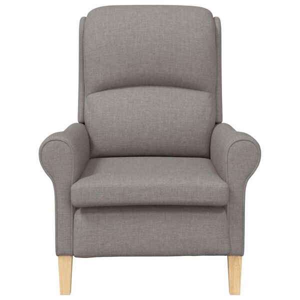 vidaXL Armchair Taupe 76 x 94 x 102 cm Fabric