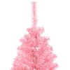 vidaXL Christmas Tree with 150 LEDs with Stand Pink 150 cm PVC