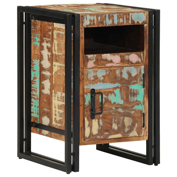 vidaXL Bedside Cabinet 40x40x59 cm Solid Wood Reclaimed