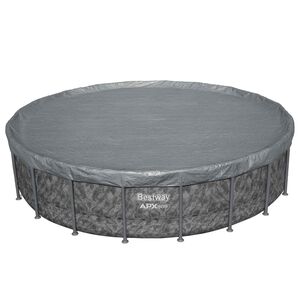 Bestway Pool Cover &Oslash;6.1 m Round Polyester Grey