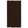 vidaXL Balcony Screen Brown 140x240 cm Oxford Fabric