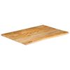 vidaXL Table Top Live Edge 110x80x3.8 cm Solid Wood Mango