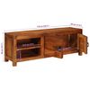 vidaXL TV Cabinet Brown 110 x 30 x 40 cm Solid mango wood