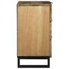 vidaXL Bedside Cabinet Brown 50 x 33 x 62 cm Solid Acacia wood