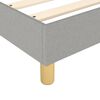 vidaXL Box Spring Bed Frame Light Grey Super King Fabric (UK/IE/FI/NO only)