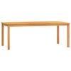 vidaXL 7 Piece Garden Dining Set Solid Wood Teak