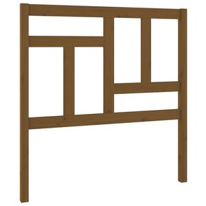 vidaXL Bed Headboard Honey Brown 80,5x4x100 cm Solid Wood Pine