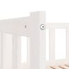 vidaXL Day Bed with Trundle without Mattress White 90x200 cm Solid Wood