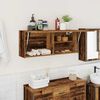 vidaXL Bathroom Wall Cabinet Old Wood 100x25x40 cm Engineered Wood