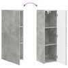 vidaXL TV Wall Cabinet Set 4 pcs Concrete Grey Engineered Wood