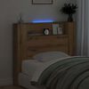 vidaXL Headboard Artisan Oak 120 x 15 x 103.5 cm Engineered Wood