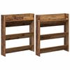 vidaXL Shoe Cabinet 2 pcs Old wood 84 x 18 x 90 cm Engineered Wood