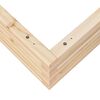vidaXL Garden Planter 100x100x23 cm Solid Wood Pine