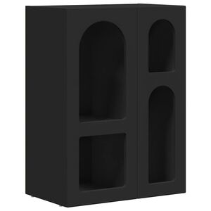 vidaXL Sideboard ELST Black 59 x 35 x 80.5 cm Engineered Wood