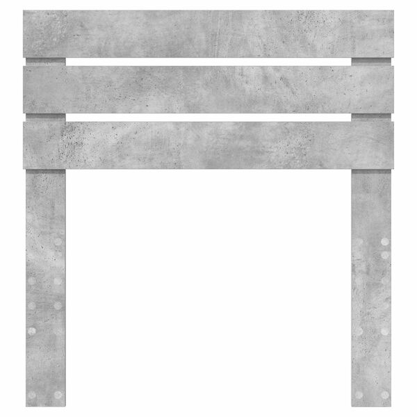 vidaXL Headboard Concrete Grey 80 cm Engineered wood