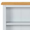 vidaXL 3-Tier Bookcase 72x22.5x82 cm Solid Oak Wood