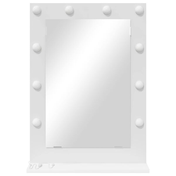 vidaXL Vanity Mirror White 70 x 50 x 18 cm Glass and Engineered wood