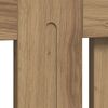 vidaXL Radiator Cover Artisan Oak 152 x 19 x 81.5 cm Engineered Wood