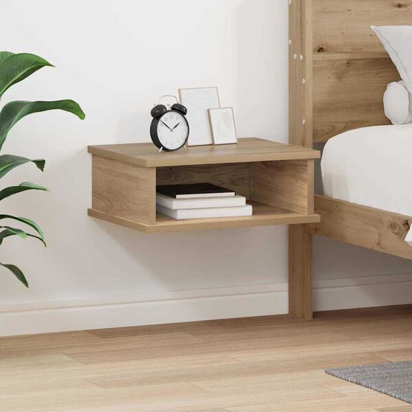 vidaXL Bedside Table Artisan Oak 40 x 31 x 15 cm Engineered Wood