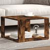 vidaXL Coffee Table Smoked Oak 51.5x51.5x30 cm Engineered Wood