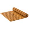 vidaXL Bath Mat Plain Brown 80 x 50 cm Wood