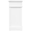 vidaXL Shoe Cabinet White 50x28x58 cm Paulownia Wood