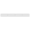 vidaXL Bed Drawers White 200 x 36.5 x 16.5 cm Engineered Wood