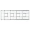 vidaXL Gabion Raised Bed Silver 180 x 60 x 55 cm Galvanised Steel