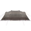 vidaXL Family Tent Tunnel 6-Person Brown Waterproof