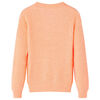 Kids' Sweater Knitted Bright Orange 104