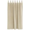 vidaXL Blackout Curtains 2 pcs Cream 140 x 175 cm Velvet