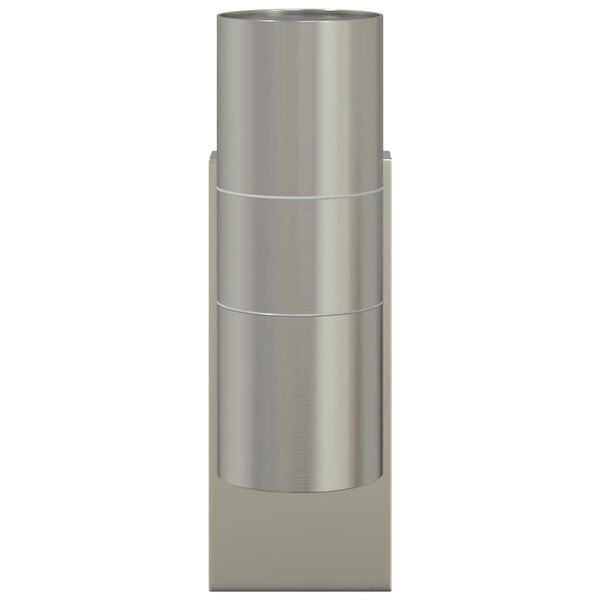 vidaXL Outdoor Wall Light Silver 7 x 10 x 22 cm