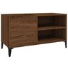 vidaXL Record Cabinet Brown Oak 84.5x38x48 cm Engineered Wood