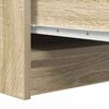vidaXL Sideboard Sonoma Oak 29.5x34x76 cm Engineered Wood