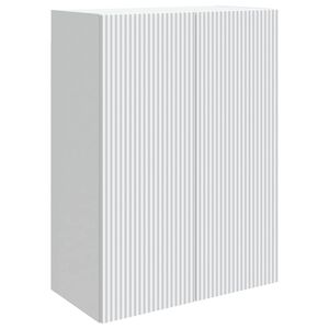 vidaXL Wall-Mounted Cabinet 66 x 34.5 x 90 cm Engineered Wood White