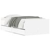 vidaXL Bed Frame with Drawers without Mattress White 90x200 cm