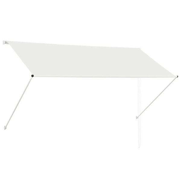 vidaXL Retractable Awning 250x150 cm Cream