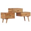vidaXL TV Cabinet 108x30x49 cm Solid Acacia Wood