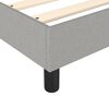 vidaXL Box Spring Bed Frame Light Grey Super King Fabric (UK/IE/FI/NO only)