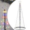 vidaXL LED Christmas Tree 200 LEDs Colorful 180 cm