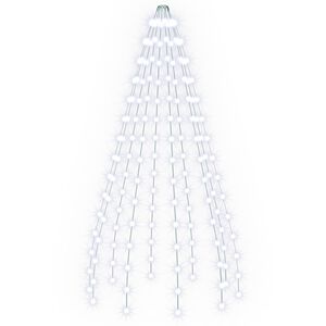 vidaXL Christmas Tree Lights 150 LEDs Cold White 150 cm