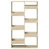 vidaXL Bookcase Sonoma Oak 100x33x175 cm Engineered Wood