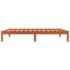 vidaXL Bed Frame without Mattress Wax Brown 90x200 cm Solid Wood Pine