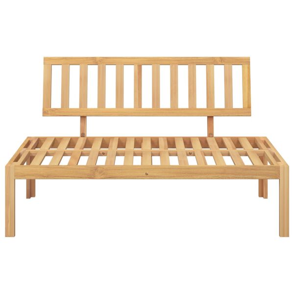 vidaXL Garden Pallet Middle Sofa Solid Wood Acacia