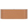 vidaXL Raised Bed Brown 240 x 80 x 81 cm Steel