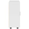 vidaXL Wooden Cabinet High Gloss White 88.5 x 30.5 x 73 cm