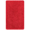 vidaXL Anti-slip Bath Mat Set 3 pcs Red PP