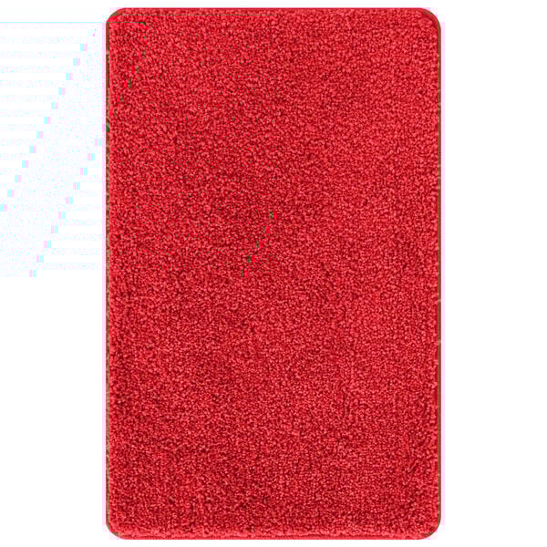vidaXL Anti-slip Bath Mat Set 3 pcs Red PP